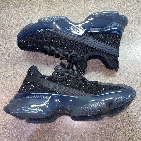 🆕 Steve Madden Maxima Trainers “Black Multi” Sneakers, 8.5 - Picture 4 of 12